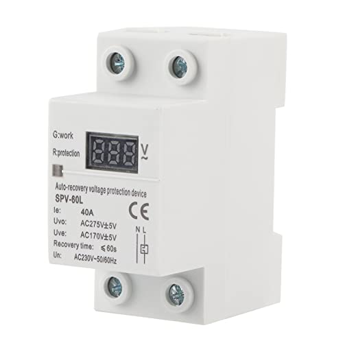 Spannungswiederverbindungsgerät, SVP-60L Einphasig, Zwei Drähte, 40 A, Überspannungsschutz, 220 V, 50/60 Hz, Einstellbar, Automatisch, Zubehör für Außenbeleuchtung Spannungswiederverbindungsgerät, SVP-60L Einphasig, Zwei Drähte, 40 A, Überspannungsschutz, 220 V, 50/60 Hz, Einstellbar, Automatisch, Zubehör für Außenbeleuchtung von Marhynchus