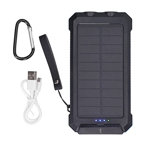 Tragbares Ladegerät 30000MAH Solar Power Bank Fast Charger Dual USB-Port-integrierte LED-Taschenlampe und Kompass für Alle Handy- und Elektronischen Geräte für von Marhynchus