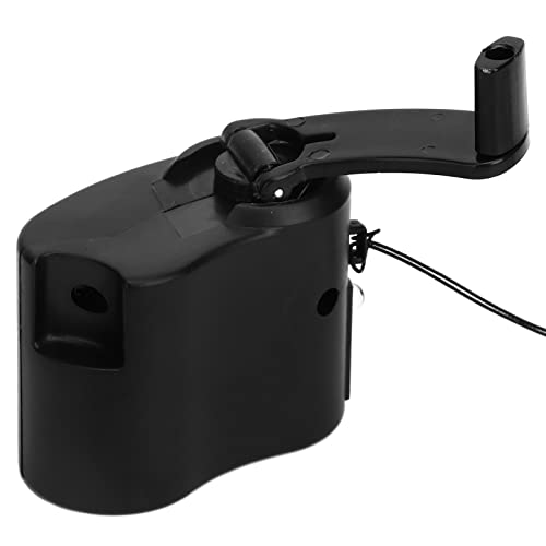 Tragbares USB-Handkurbel-Handy-Ladegerät Not-Hand-Power USB-Ladegerät Power Banks für Outdoor-Wandern Camping (Schwarz) von Marhynchus