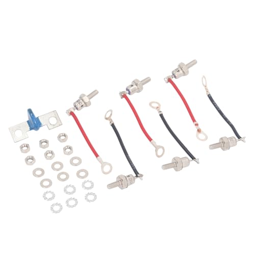 ZX25A Zuverlässiger Diodenwiderstands -Kit für Stamford RSK1001 Generator Gleichrichterrad, Einfach für Stabile Gleichstromausleistung zu Installieren, mit 6 Dioden 6 Waschmaschinen 1 Widerstand ZX25A Zuverlässiger Diodenwiderstands -Kit für Stamford RSK1001 Generator Gleichrichterrad, Einfach für Stabile Gleichstromausleistung zu Installieren, mit 6 Dioden 6 Waschmaschinen 1 Widerstand von Marhynchus