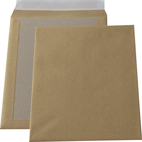 100 St. C4 Papprückwand Versandtaschen braun 120 gr. Kuvert Haftklebend Briefumschläge HK Briefhüllen von Mari-Medienverpackungen