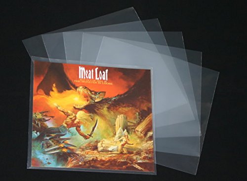 100 St. glasklare Schellack Cover Schutzhüllen für Vinyl Schallplatten 10 Zoll/Inch 270 x 270 mm 100 mµ outer Sleeves von Mari-Medienverpackungen