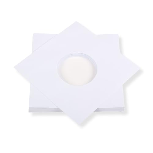 25 St. Single 7“ Deluxe Innenhüllen 180x180 mm reinweiß für Vinyl Schallplatten ungefüttert 90 gr Papier mit Innenloch 25 St. Single 7“ Deluxe Innenhüllen 180x180 mm reinweiß für Vinyl Schallplatten ungefüttert 90 gr Papier mit Innenloch von Mari-Medienverpackungen