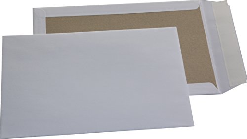 50 St. C4 Papprückwand Versandtaschen weiß 120 gr. Kuvert Haftklebend Briefumschläge HK Briefhüllen von Mari-Medienverpackungen