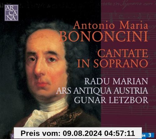 Antonio Maria Bononcini: Cantate in Soprano von Marian