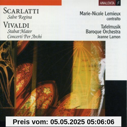 Scarlatti: Salve Regina/Vivaldi: Stabat Mater, Concerti per Archi von Marie-Nicole Lemieux