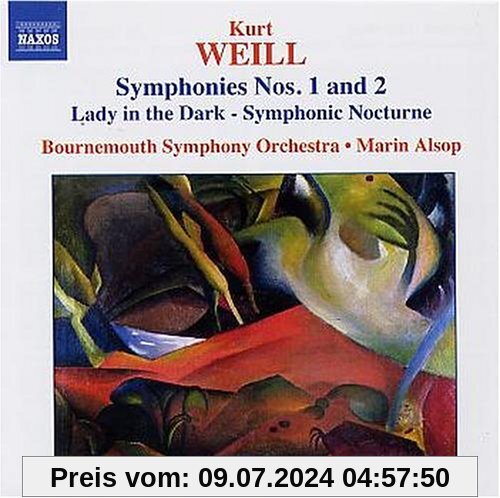Symphonien Nr. 1+2/Lady in the von Marin Alsop