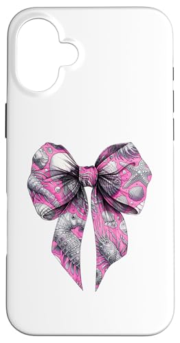 Coquette Bow Marine Biologe Marine Biologie Ocean Student Hülle für iPhone 16 Plus Coquette Bow Marine Biologe Marine Biologie Ocean Student Hülle für iPhone 16 Plus von Marine Biologist Ocean Science Coquette Clothing