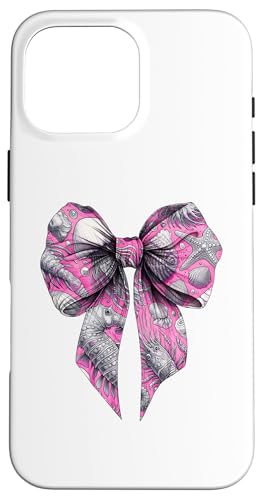 Coquette Bow Marine Biologe Marine Biologie Ocean Student Hülle für iPhone 16 Pro Max von Marine Biologist Ocean Science Coquette Clothing