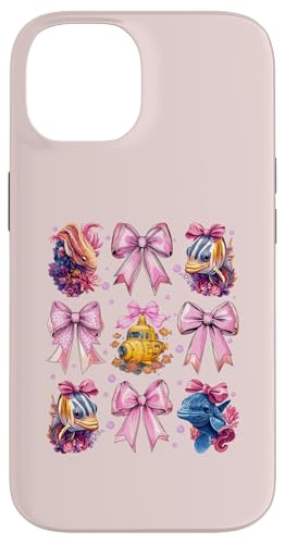 Coquette Bow Meeresbiologe Meeresbiologie Ozean-U-Boot Hülle für iPhone 14 Coquette Bow Meeresbiologe Meeresbiologie Ozean-U-Boot Hülle für iPhone 14 von Marine Biologist Ocean Science Coquette Clothing