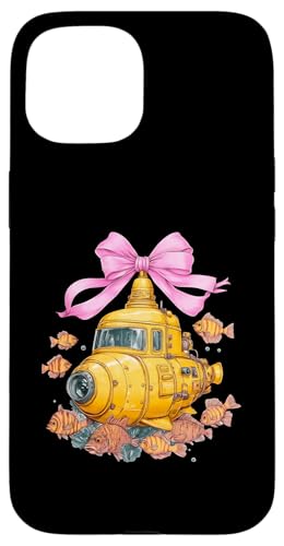 Coquette Bow Meeresbiologe Meeresbiologie Ozean-U-Boot Hülle für iPhone 15 Coquette Bow Meeresbiologe Meeresbiologie Ozean-U-Boot Hülle für iPhone 15 von Marine Biologist Ocean Science Coquette Clothing