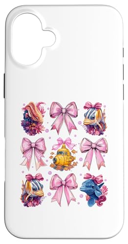 Coquette Bow Meeresbiologe Meeresbiologie Ozean-U-Boot Hülle für iPhone 16 Plus Coquette Bow Meeresbiologe Meeresbiologie Ozean-U-Boot Hülle für iPhone 16 Plus von Marine Biologist Ocean Science Coquette Clothing