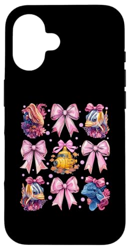 Coquette Bow Meeresbiologe Meeresbiologie Ozean-U-Boot Hülle für iPhone 16 Coquette Bow Meeresbiologe Meeresbiologie Ozean-U-Boot Hülle für iPhone 16 von Marine Biologist Ocean Science Coquette Clothing