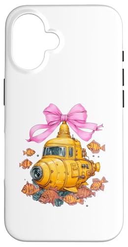 Coquette Bow Meeresbiologe Meeresbiologie Ozean-U-Boot Hülle für iPhone 16 Coquette Bow Meeresbiologe Meeresbiologie Ozean-U-Boot Hülle für iPhone 16 von Marine Biologist Ocean Science Coquette Clothing