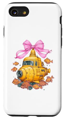 Coquette Bow Meeresbiologe Meeresbiologie Ozean-U-Boot Hülle für iPhone SE (2020) / 7 / 8 von Marine Biologist Ocean Science Coquette Clothing