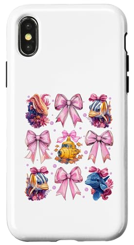 Coquette Bow Meeresbiologe Meeresbiologie Ozean-U-Boot Hülle für iPhone X/XS von Marine Biologist Ocean Science Coquette Clothing