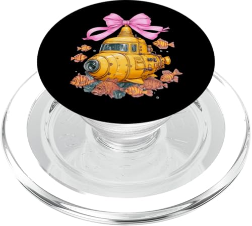 Coquette Bow Meeresbiologe Meeresbiologie Ozean-U-Boot PopSockets PopGrip für MagSafe Coquette Bow Meeresbiologe Meeresbiologie Ozean-U-Boot PopSockets PopGrip für MagSafe von Marine Biologist Ocean Science Coquette Clothing