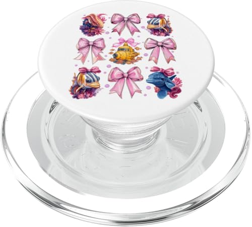 Coquette Bow Meeresbiologe Meeresbiologie Ozean-U-Boot PopSockets PopGrip für MagSafe Coquette Bow Meeresbiologe Meeresbiologie Ozean-U-Boot PopSockets PopGrip für MagSafe von Marine Biologist Ocean Science Coquette Clothing