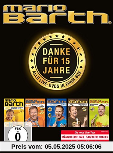 Mario Barth - Danke für 15 Jahre: Alle Live-DVDs in einer Box! Mario Barth - Danke für 15 Jahre: Alle Live-DVDs in einer Box! von Mario Barth