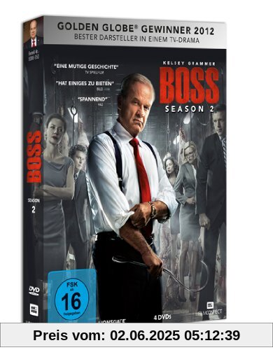 Boss - Staffel 2 [4 DVDs] von Mario Peebles