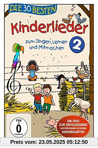 Die 30 besten Kinderlieder 2 - Die DVD - zum Singen, Lernen und Mitmachen Die 30 besten Kinderlieder 2 - Die DVD - zum Singen, Lernen und Mitmachen von Mario Spiegel