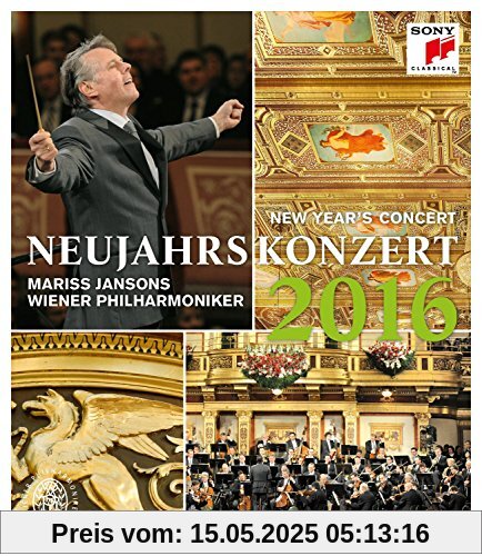 Neujahrskonzert 2016 [Blu-ray] von Mariss Jansons