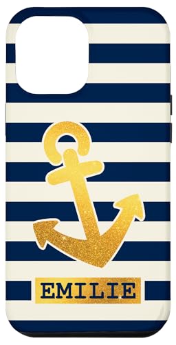 Emilie Name Vorname Maritimes Nautik Design Personalisiert Hülle für iPhone 12 Pro Max von Maritime Trend Designs Namensgeschenke Ideen
