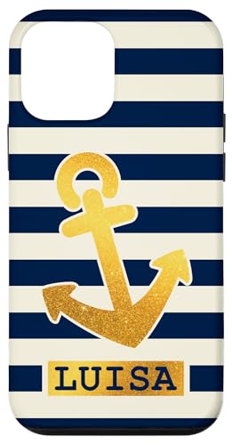 Luisa Name Vorname Maritimes Nautik Design Personalisiert Hülle für iPhone 12 mini von Maritime Trend Designs Namensgeschenke Ideen