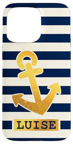 Luise Name Vorname Maritimes Nautik Design Personalisiert Hülle für iPhone 15 Pro Max von Maritime Trend Designs Namensgeschenke Ideen