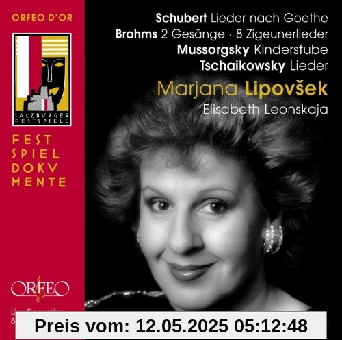Lieder Nach Goethe,8 Zigeunerl.,Kinderstube,etc Lieder Nach Goethe,8 Zigeunerl.,Kinderstube,etc von Marjana Lipovsek