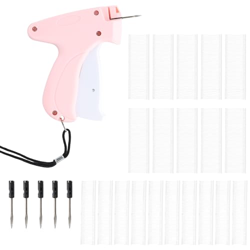 Marjoramy Etikettierpistole Tacker Bekleidungsetikettierer – mit 5 Ersatznadeln + 1100 Stiche – Fixiergerät für Kleidung, Quilt-Tackerpistole, zum Anbringen von Preisschildern, Etiketten Marjoramy Etikettierpistole Tacker Bekleidungsetikettierer – mit 5 Ersatznadeln + 1100 Stiche – Fixiergerät für Kleidung, Quilt-Tackerpistole, zum Anbringen von Preisschildern, Etiketten von Marjoramy