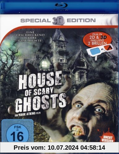 House of Scary Ghosts - Film in 3D inkl. Brillen [Blu-ray] von Mark Atkins
