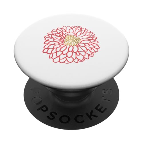 Dahlie PopSockets Klebender PopGrip von Mark Ewbie Designs