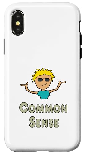 Gesunder Menschenverstand Hülle für iPhone X/XS von Mark Ewbie Designs