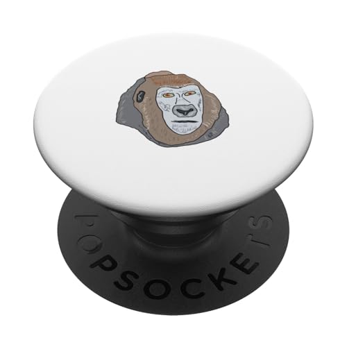 Gorilla PopSockets Klebender PopGrip von Mark Ewbie Designs