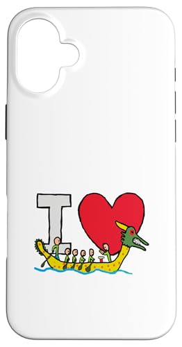 Ich liebe Drachenbootrennen Hülle für iPhone 16 Plus von Mark Ewbie Designs