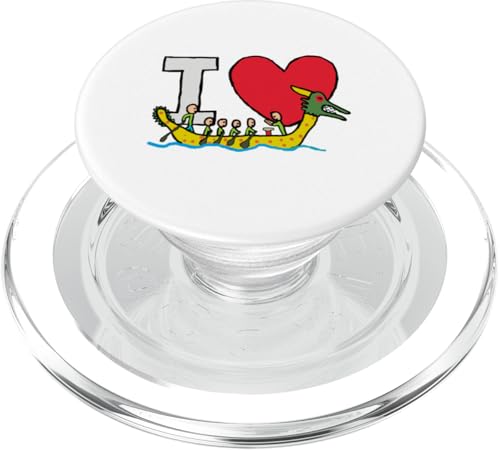 Ich liebe Drachenbootrennen PopSockets PopGrip für MagSafe Ich liebe Drachenbootrennen PopSockets PopGrip für MagSafe von Mark Ewbie Designs