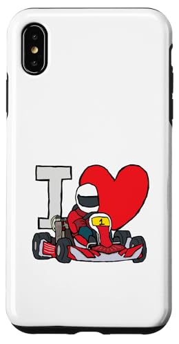 Ich liebe Kartfahren Hülle für iPhone XS Max von Mark Ewbie Designs