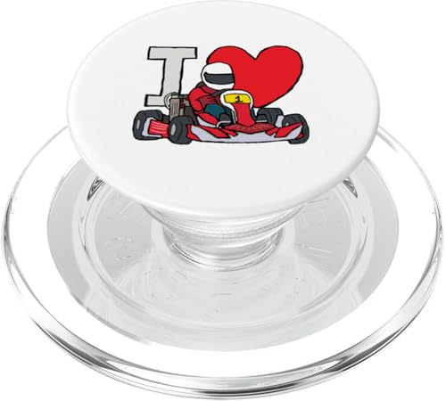 Ich liebe Kartfahren PopSockets PopGrip für MagSafe Ich liebe Kartfahren PopSockets PopGrip für MagSafe von Mark Ewbie Designs