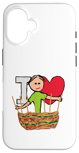 Ich liebe Korbflechten Hülle für iPhone 16 von Mark Ewbie Designs