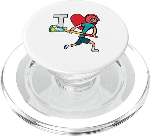 Ich liebe Lacrosse PopSockets PopGrip für MagSafe Ich liebe Lacrosse PopSockets PopGrip für MagSafe von Mark Ewbie Designs