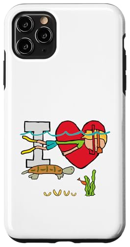 Ich liebe Schnorcheln Hülle für iPhone 11 Pro Max von Mark Ewbie Designs