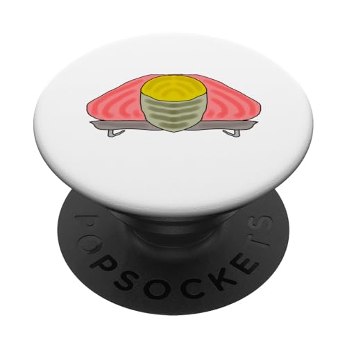 Skelett-Bobschlitten PopSockets Klebender PopGrip von Mark Ewbie Designs