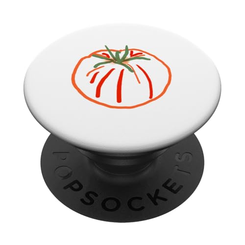 Tomate PopSockets Klebender PopGrip von Mark Ewbie Designs