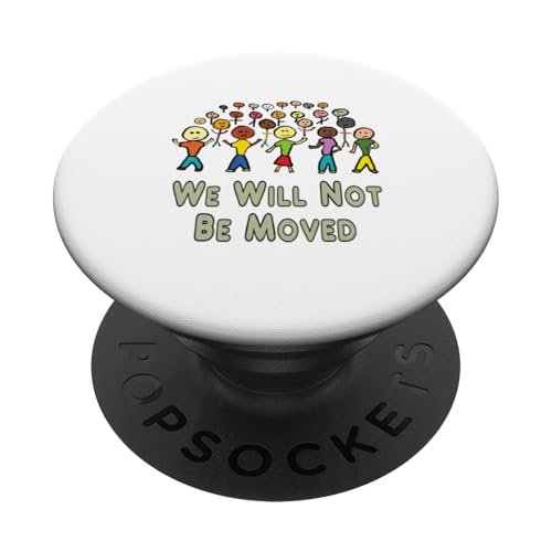 Wir lassen uns nicht bewegen PopSockets Klebender PopGrip Wir lassen uns nicht bewegen PopSockets Klebender PopGrip von Mark Ewbie Designs