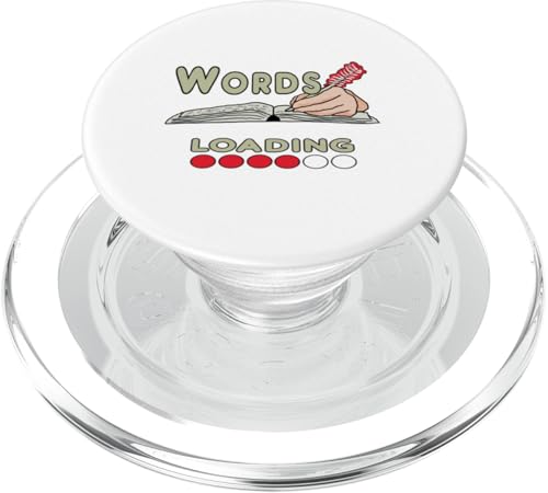 Wörter schreiben PopSockets PopGrip für MagSafe Wörter schreiben PopSockets PopGrip für MagSafe von Mark Ewbie Designs