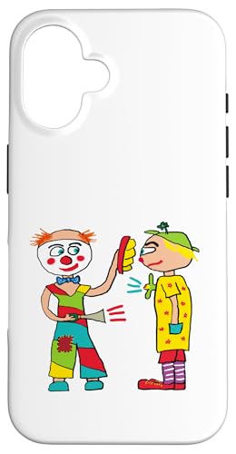 Zirkus-Clowns Hülle für iPhone 16 von Mark Ewbie Designs