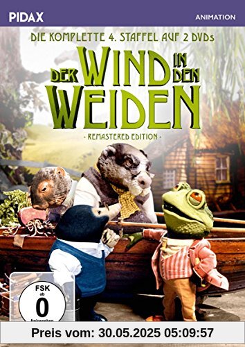 Der Wind in den Weiden, Staffel 4 - Remastered Edition (The Wind in the Willows) / Die komplette 4. Staffel nach dem Buchklassiker von Kenneth Grahame (Pidax Animation) [2 DVDs] von Mark Hall