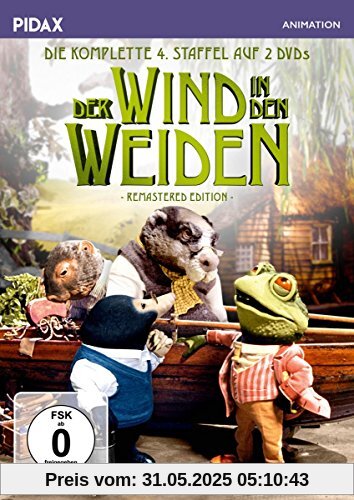 Der Wind in den Weiden, Staffel 4 - Remastered Edition (The Wind in the Willows) / Die komplette 4. Staffel nach dem Buchklassiker von Kenneth Grahame (Pidax Animation) [2 DVDs] von Mark Hall