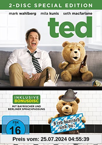 Ted / Ted - I red boarisch - und du? [Special Edition] [2 DVDs] von Mark Wahlberg